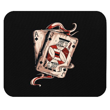 Discover Blackjack Gift Playing Cards Casino Gambling Gift Mouse Pads