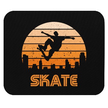 Discover Retro Sunset Skate Mouse Pads