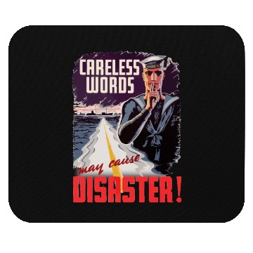Discover Careless Words WW2 Canadian Navy Mouse Pads