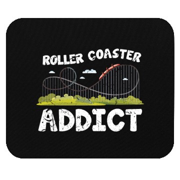 Discover Roller Coaster Addiction Mouse Pads