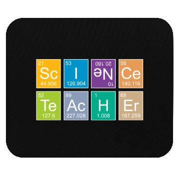 Discover science teacher funny periodic table Mouse Pads