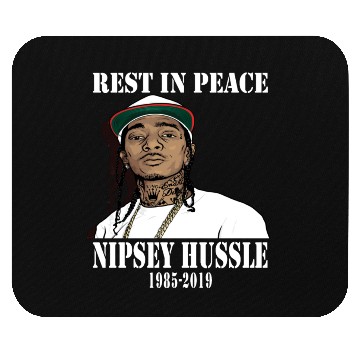 Discover Nipsey Hussle Rest in Peace Mouse Pads