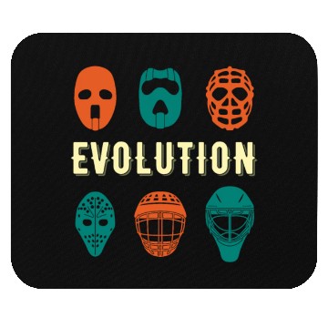 Discover Ice Hockey Goalie Mask Evolution Player Coach Gift Mouse Pads