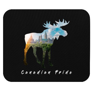 Discover Moose - Canadian Pride Mouse Pads