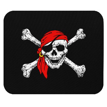 Discover Pirate Skull Crossbones Mouse Pads