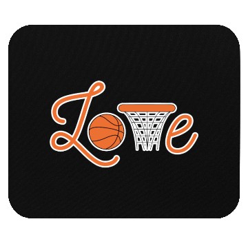 Discover Love Basketball Mouse Pads