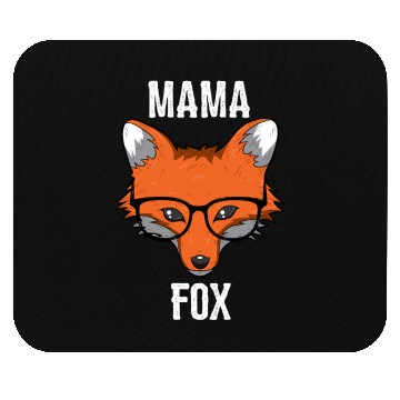 Discover Mama Fox Mouse Pads Smart Foxes Lover Cute Farmer Mom