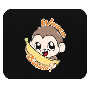 Discover Monkeys Banana Mouse Pads