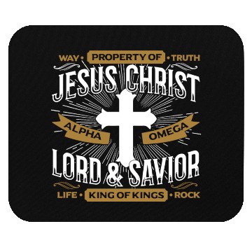 Discover way property of truth jesus christ alpha omega lor Mouse Pads