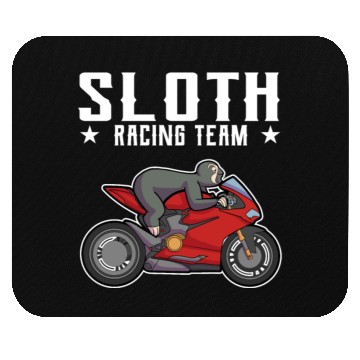 Discover Sloth Racing Team Biker Motorcycle Gift Mouse Pads