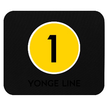 Discover Yonge Street Subway Line Mouse Pads