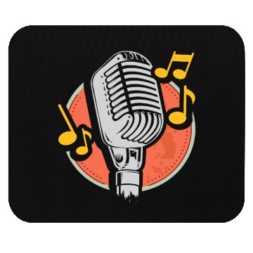 Discover Retro Micro microphone Old School Microphone Mouse Pads