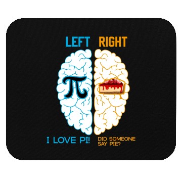 Discover I love Pi / Math icon / Pi / Pie / Math nerd Mouse Pads