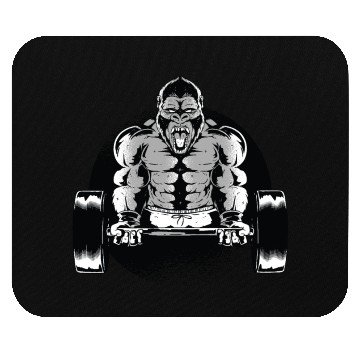 Discover Gorilla Dumbell Mouse Pads
