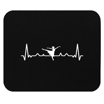 Discover Heartbeat Ballerina Ballet Dance Mouse Pads