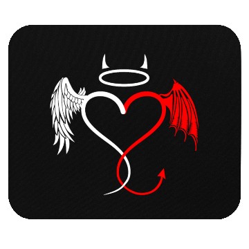 Discover Angel vs Devil Nurse and Doctor Gift Mouse Pads