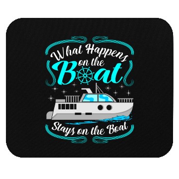 Discover boat Mouse Pads