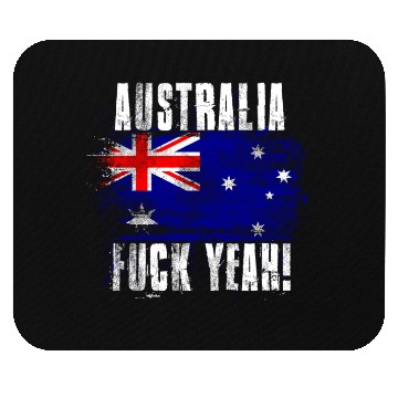 Discover Australia Fuck Yeah! Mouse Pads
