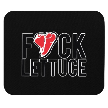 Discover Fuck Lettuce Mouse Pads Meat Lover Steak Mouse Pads Gift Te