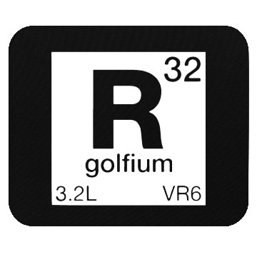 Discover R32 Periodic Table Mk4 Mk5 GTI Golf Mouse Pads