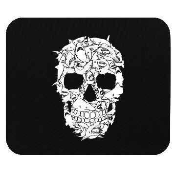 Discover Shark Skull Mouse Pads