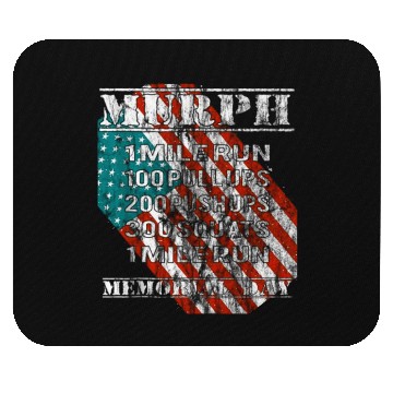 Discover 2019 Murph Challenge Memorial Day WOD Workout Gym Mouse Pads