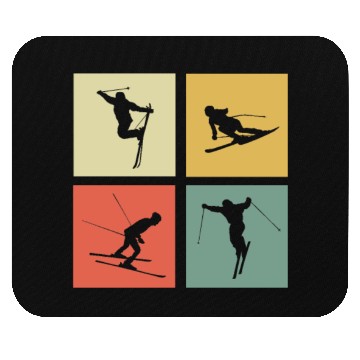 Discover Skiing Mouse Pads