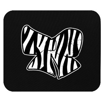 Discover Cheer Coach Zebra Pattern Bow Gift Mouse Pads