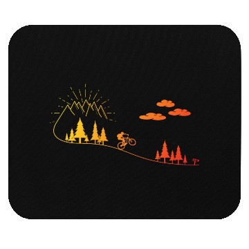 Discover MTB mountain bike cycling bicycle kids Mouse Pads