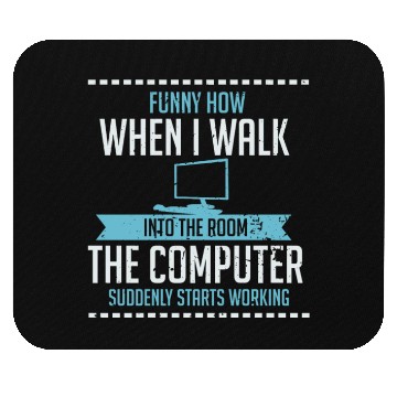 Discover Funny Computer Geek Mouse Pads: Tech Support I Software