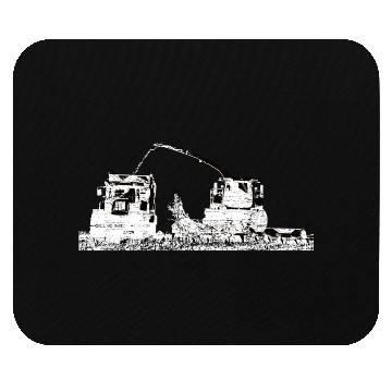 Discover Corn chopper chopping corn maize farmer Mouse Pads