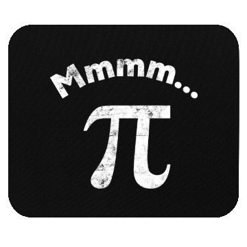 Discover Mmm pi design and funny pi day graphics Mouse Pads