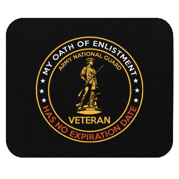 Discover National Guard Veteran Mouse Pads