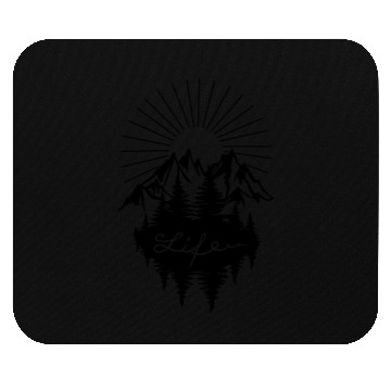 Discover Mountains Camping Hiking Outdoor Forest Mouse Pads
