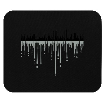 Discover soundtrack graffiti drop reflection sound play coo Mouse Pads