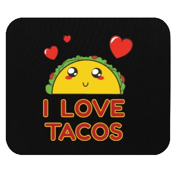 Discover I Love Tacos Mouse Pads