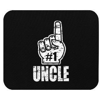 Discover No 1 Uncle - Best Uncle Number one Finger up Mouse Pads