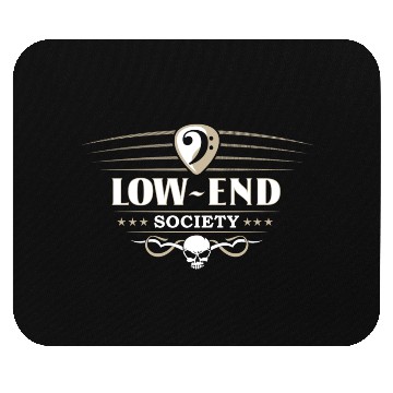Discover Original Low End Society for Bass Player Mouse Pads