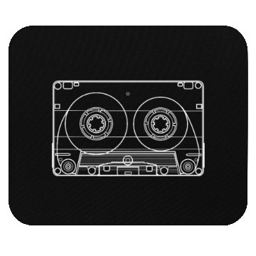 Discover Retro Mix Tape Audio Cassette Mouse Pads