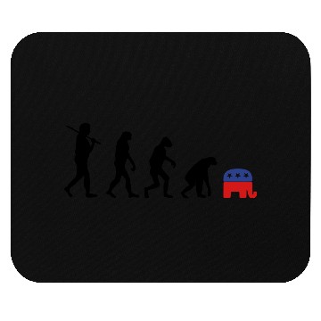Discover Evolution Backward Republicans election campaign Mouse Pads