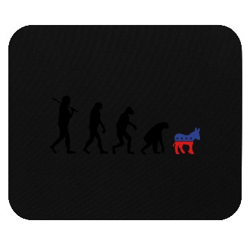 Discover Evolution Backwards Democrats election campaign Mouse Pads
