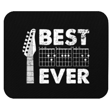 Discover Best Dad Ever Guitar Mouse Pads Dad Chords Mouse Pads