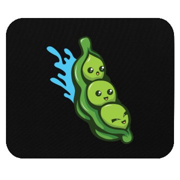 Discover Peas Surfing Mouse Pads