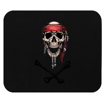 Discover Pirate Skull and Crossbones Mouse Pads