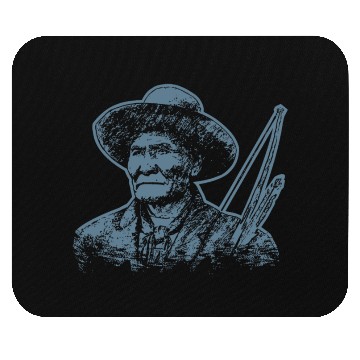 Discover Geronimo Apache Native American Indian Warrior Mouse Pads