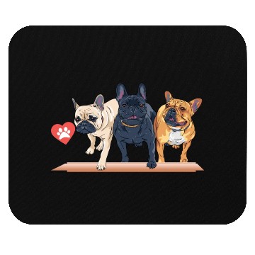 Discover French bulldog Mouse Pads