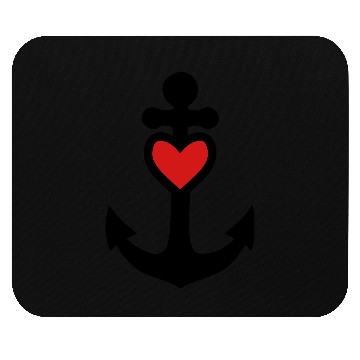 Discover heart anchor tattoo Mouse Pads
