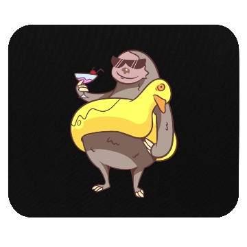 Discover Summer Sloth Mouse Pads