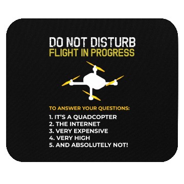 Discover Do Not Disturb Flight In Progress Drone Hobby Rc Mouse Pads