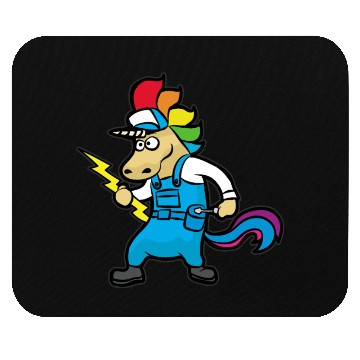 Discover UNICORN ELECTRICIAN Electricity Lineman Wire Mouse Pads
